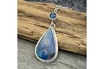 Shattuckite and Topaz pendant