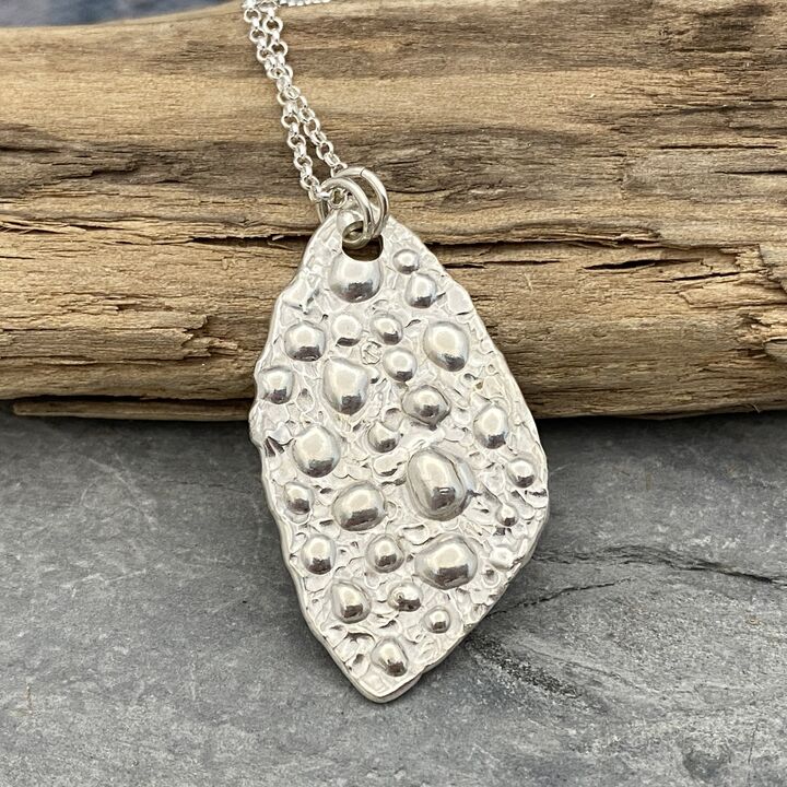 Blue and green sapphire necklace 4