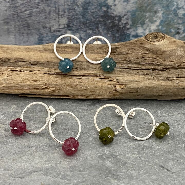 Tourmaline earrings 2