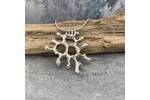 Silver coral like organic pendant 6
