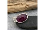Ruby and silver ring 2