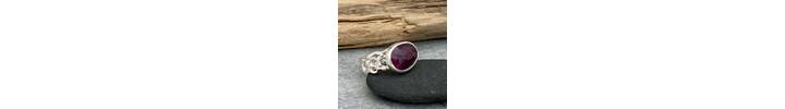 Ruby and silver ring 3
