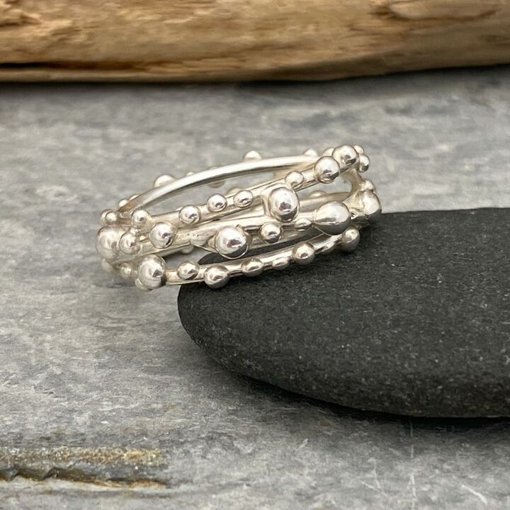 Silver wrap around ring 4