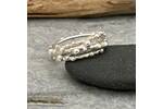 Silver wrap around ring 4