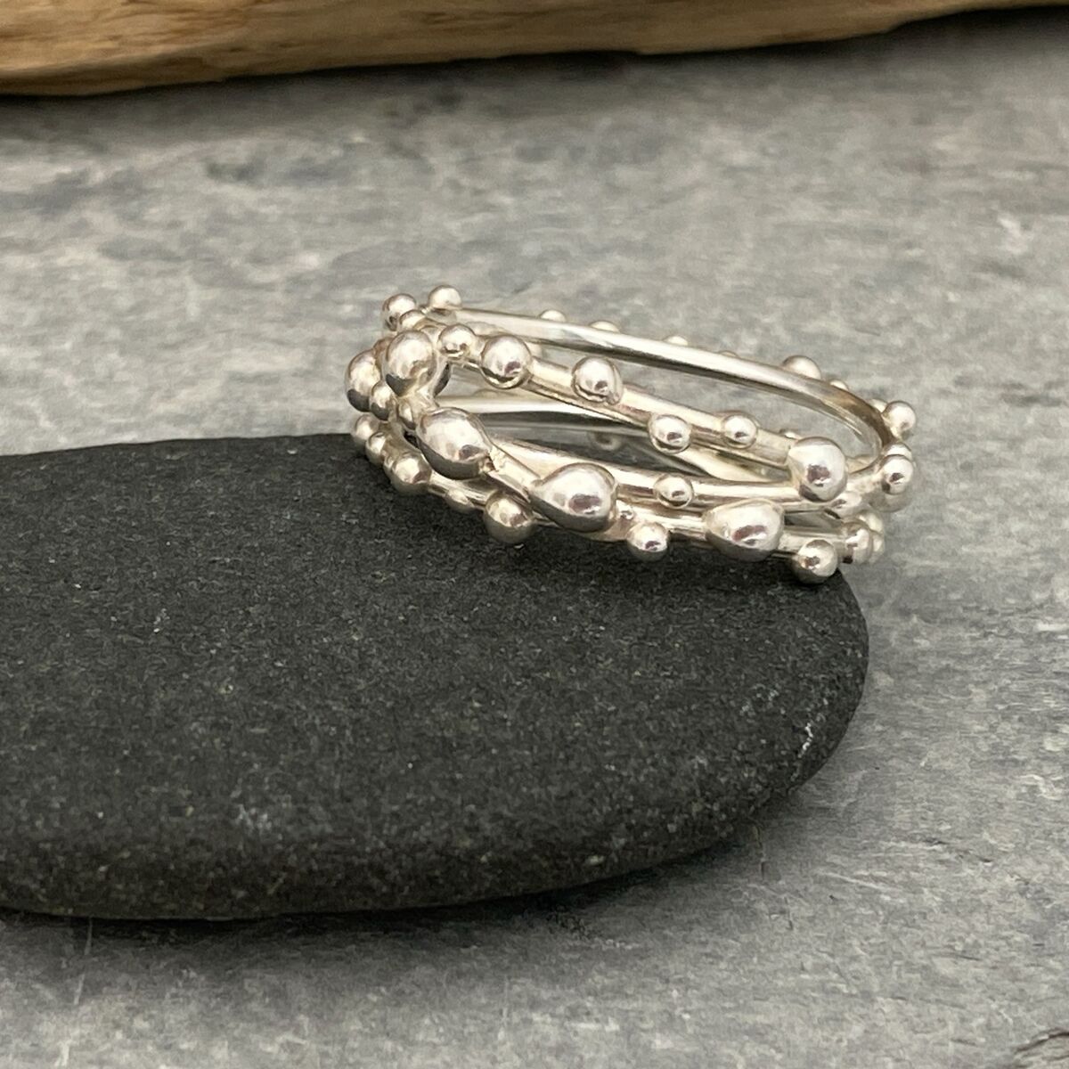 Silver wrap around ring 5