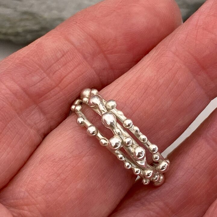 Silver wrap around ring 2