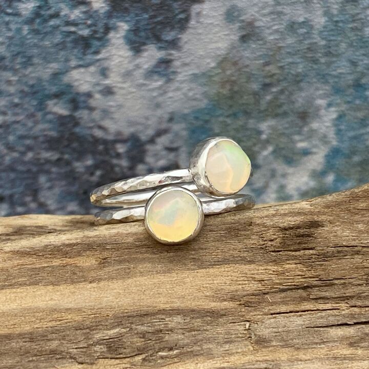 Double Opal ring 4