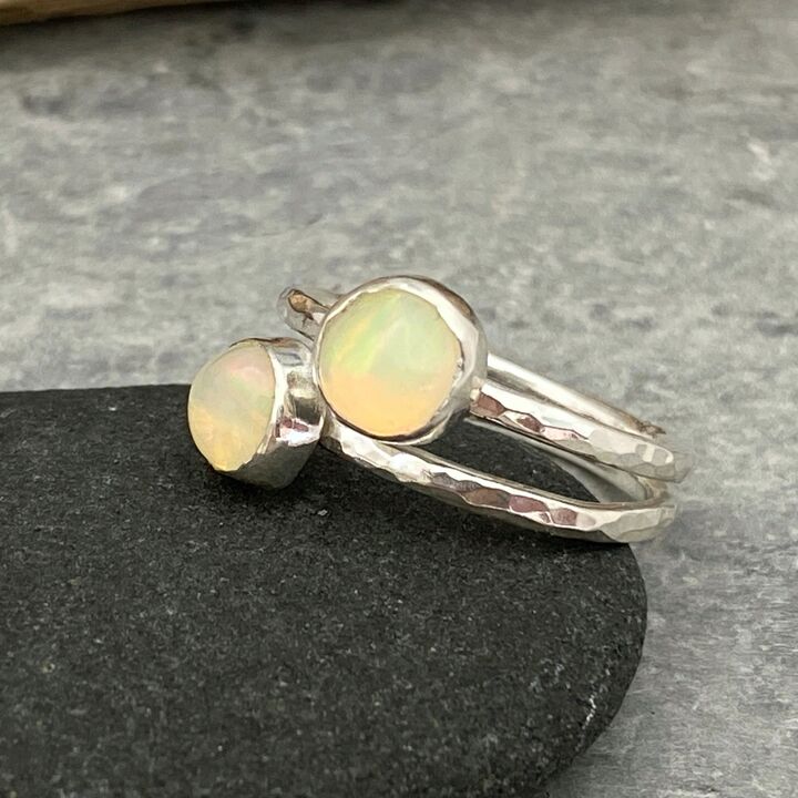 Double Opal ring 5