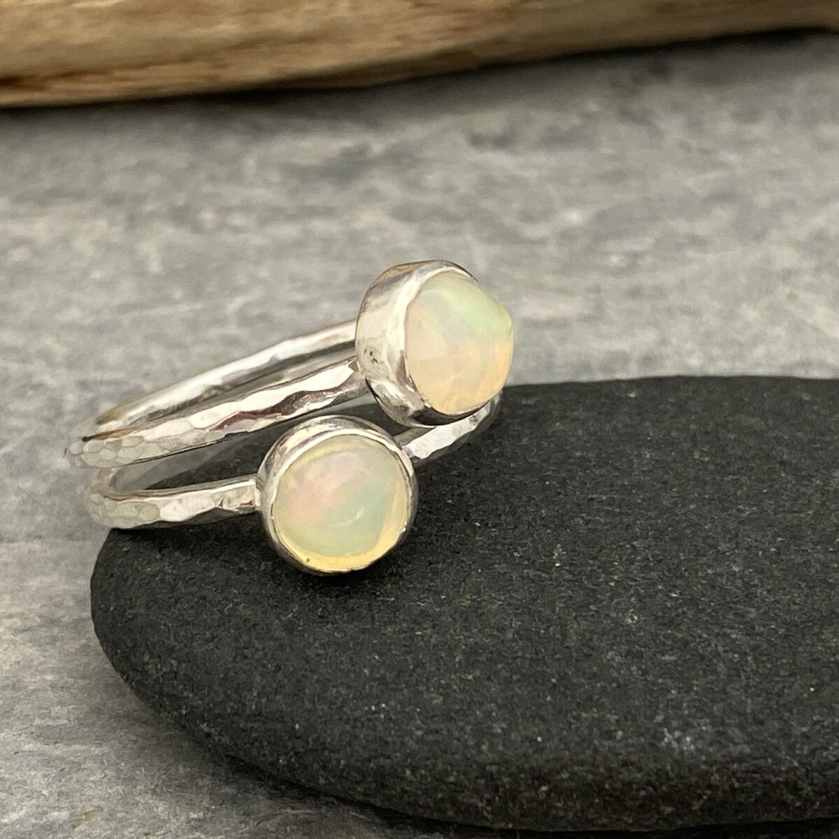 Double Opal ring 6