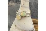 Double Opal ring
