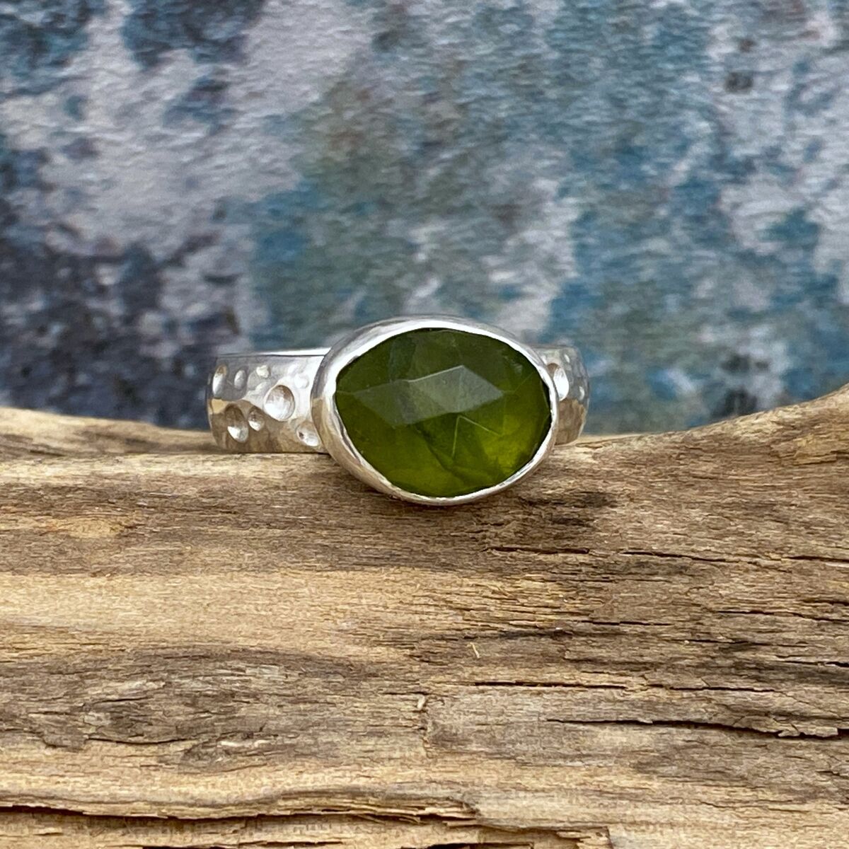 Vesuvianite ring 4