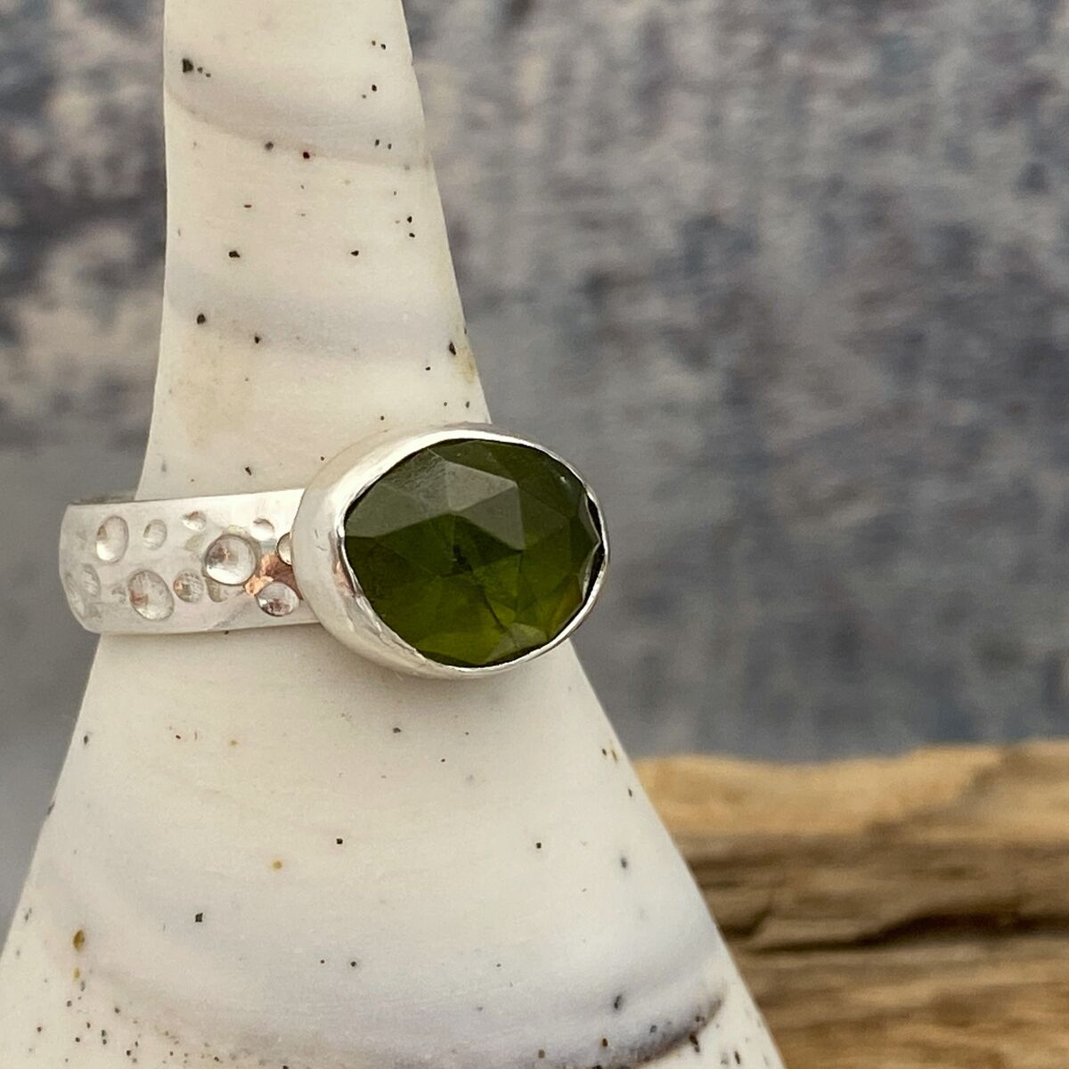 Vesuvianite ring