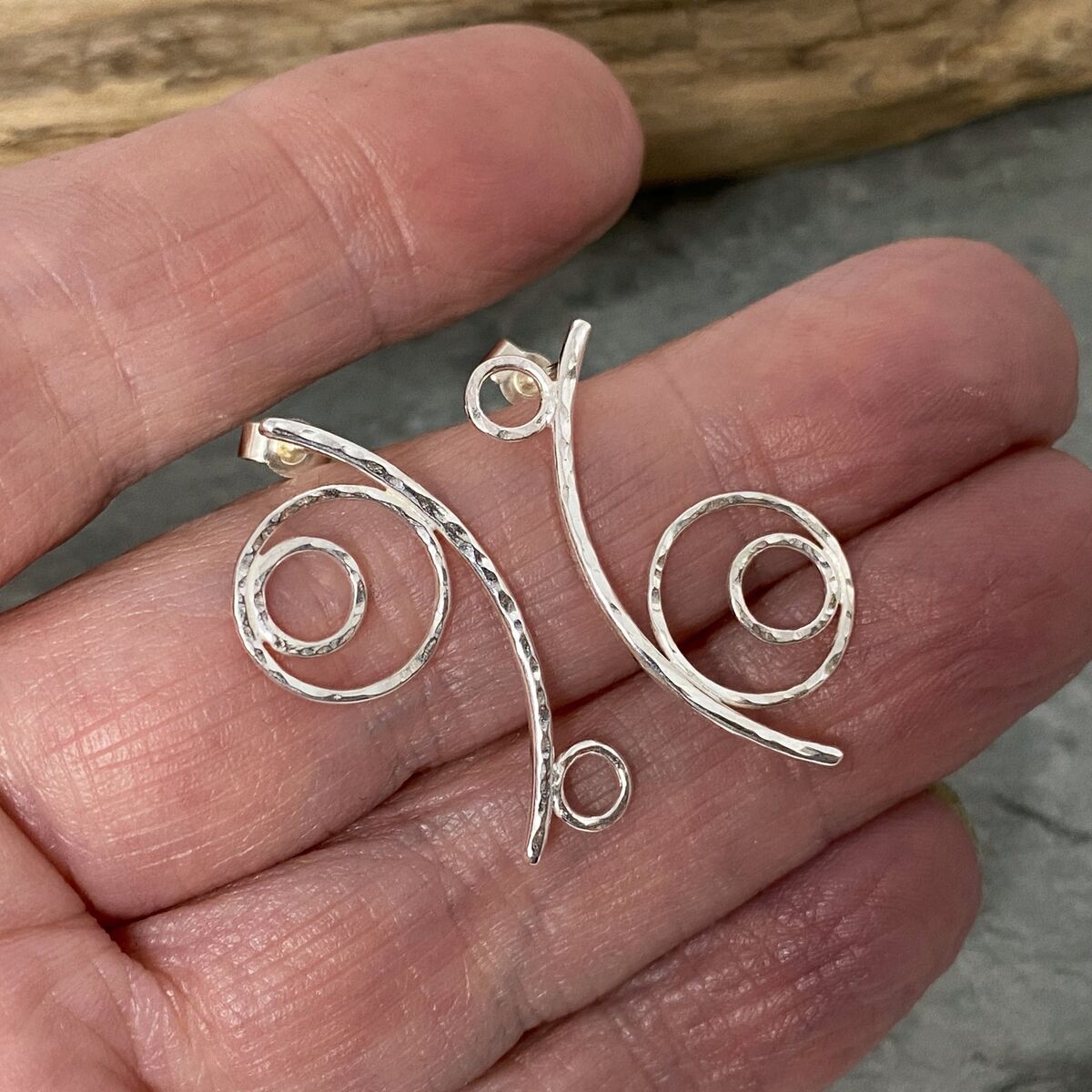 Asymmetrical stud earrings 4 Asymmetrical stud earrings 4