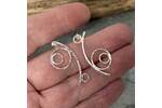 Asymmetrical stud earrings  4