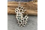 Amazonite stone in an organic sea inspired setting 3