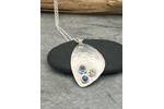 Trio of sapphires pendant