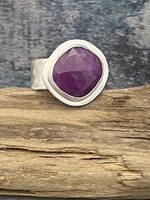 Purple Sapphire statement ring 2