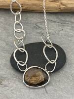 Brown sapphire necklace 4