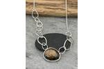 Brown sapphire necklace 2