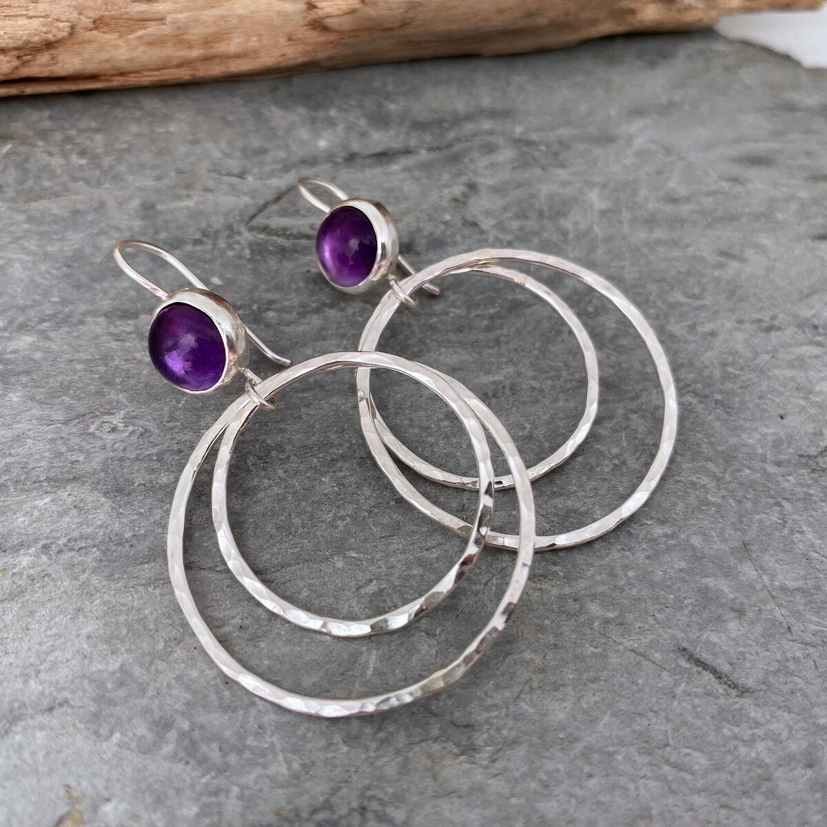 Amethyst earrings