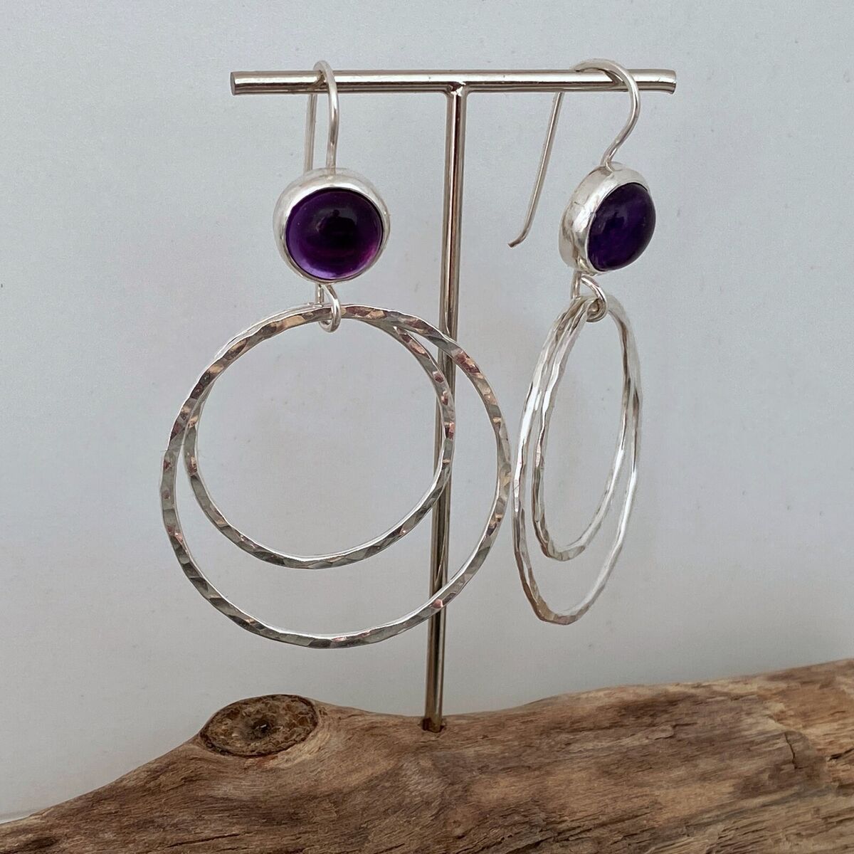 Amethyst earrings 3