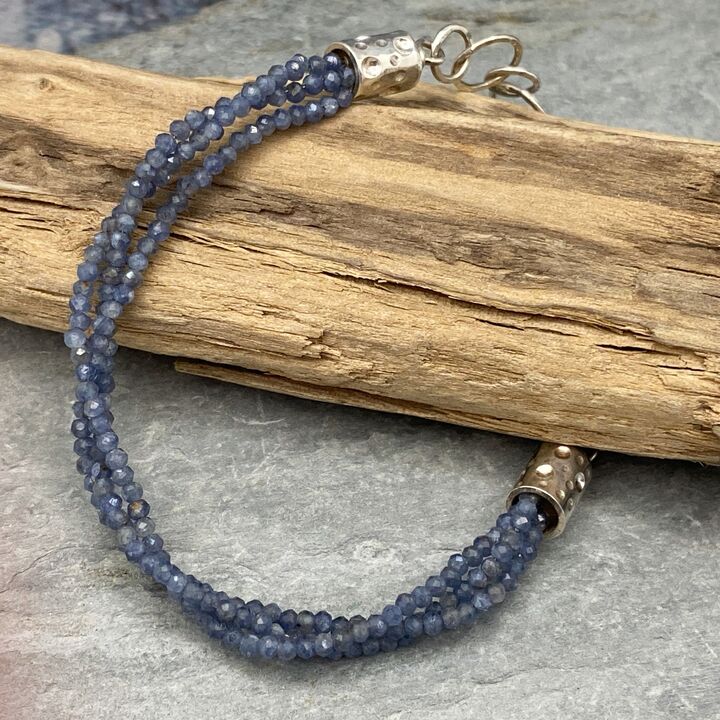 Blue sapphire bracelet