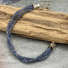 Blue sapphire bracelet
