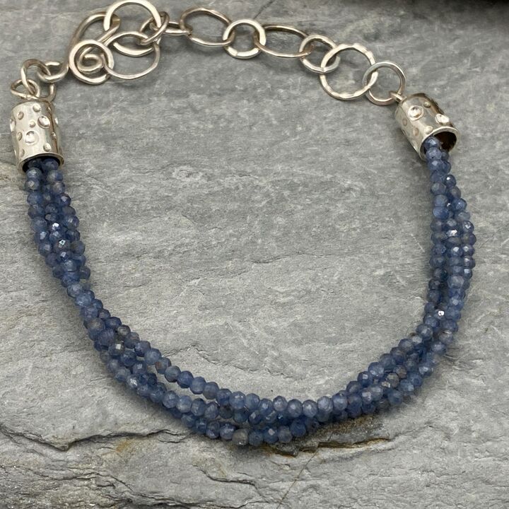 Blue sapphire bracelet 3