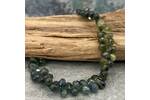 Green and blue sapphire bead bracelet