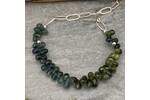 Green and blue sapphire bead bracelet 3