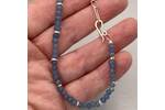 Light blue natural gemstones bracelet 5