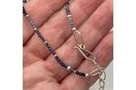 Blue sapphire bead bracelet 5