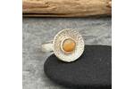 Solid Ethiopian opal ring