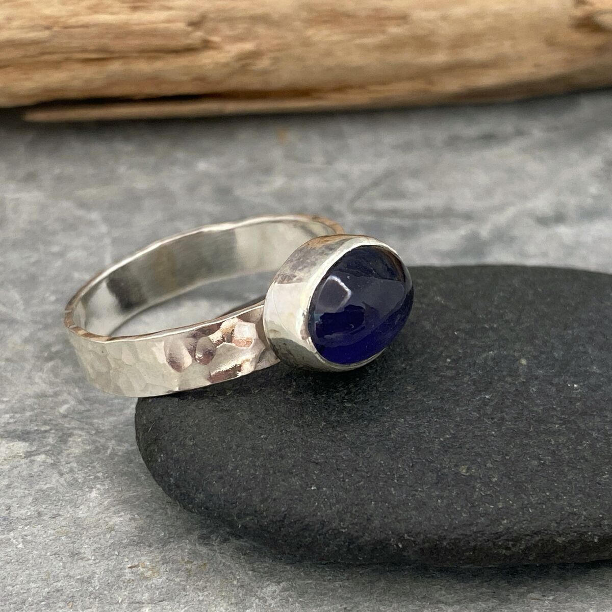 Blue gemstone ring 3