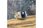 Bold kyanite and silver ring 3