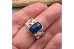 Bold kyanite and silver ring 4