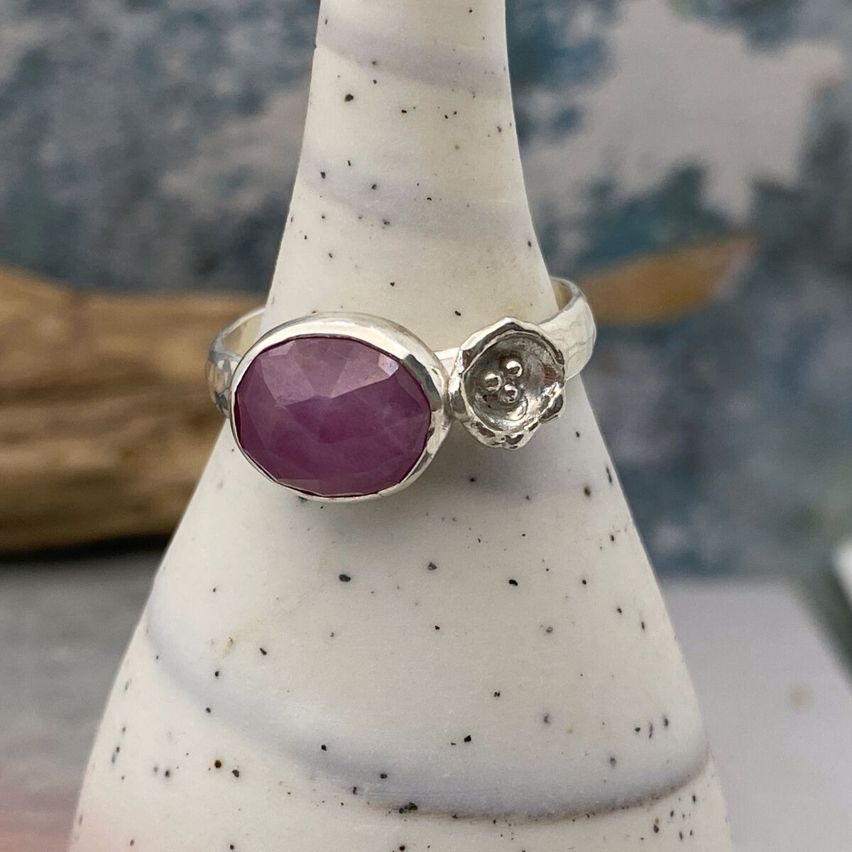 Pink sapphire ring 3