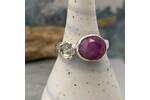 Pink sapphire ring 2