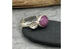 Pink sapphire ring 6