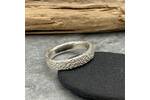 Chunky silver ring band 2