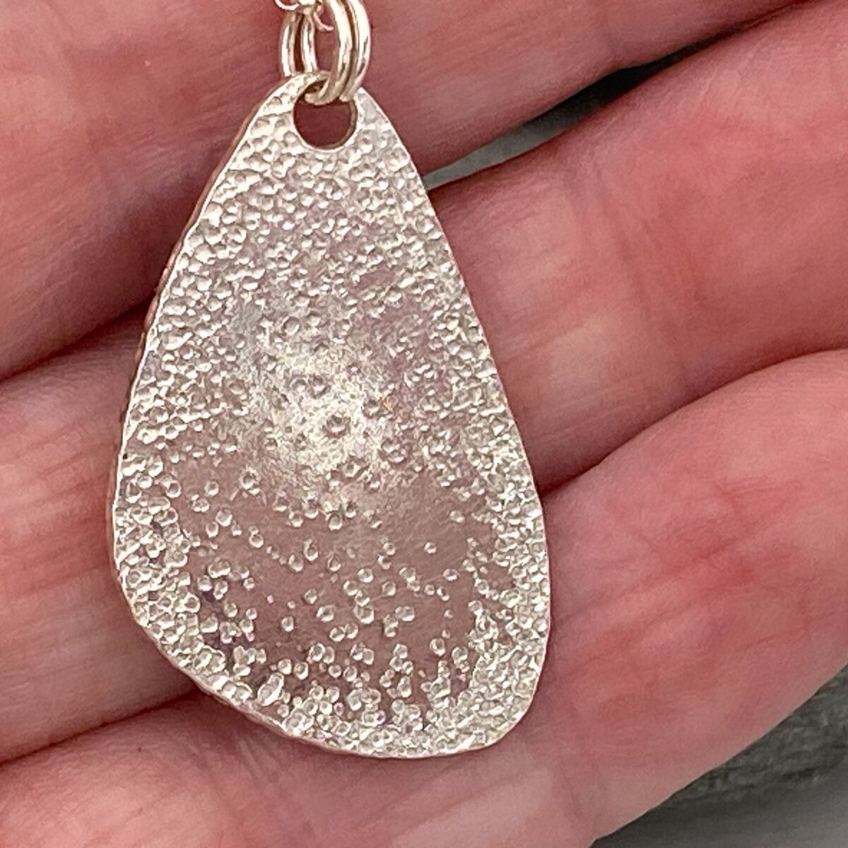 Blue Peruvian Opal pendant 4