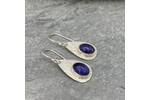Iolite and silver droplet earrings 4