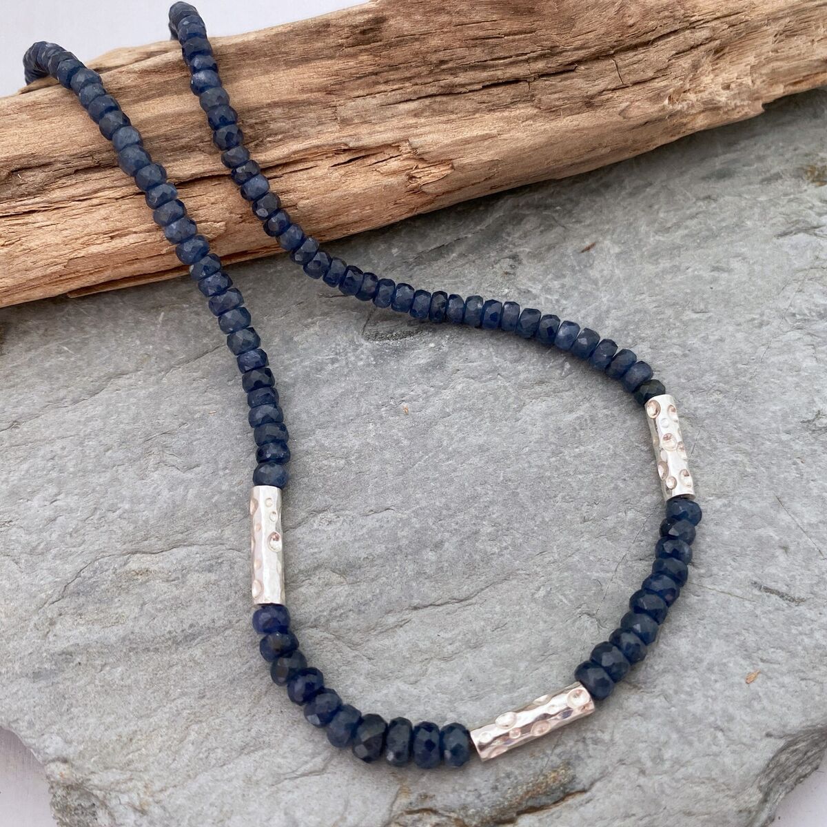 Blue sapphire necklace