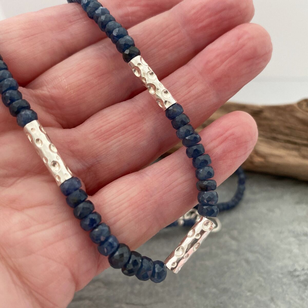 Blue sapphire necklace 3