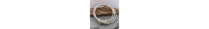 Set of five stacking bangles 5