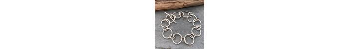 Chunky silver chain bracelet 2