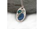 Opal and sapphire necklace 2