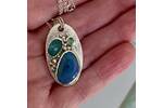 Opal and sapphire necklace 3
