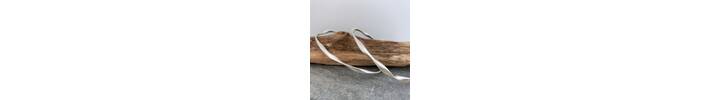 Twisted silver bangle 3