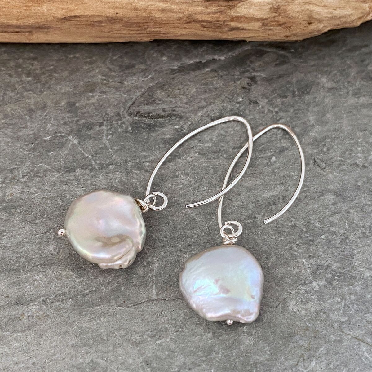 Keshi pearl earrings 4